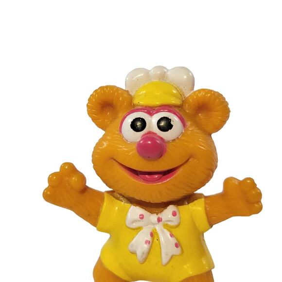 Vintage Fozzie Bear 2" Figures Muppet Babies Lot of 2 Collectible - Picture 8 of 12